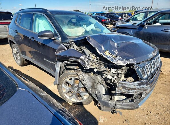 3C4NJDCB9KT652905 2019 JEEP COMPASS Gray Przód prawy