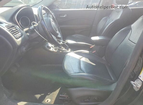 3C4NJDCB9KT787219 2019 JEEP COMPASS Black წინა სალონის ხედი