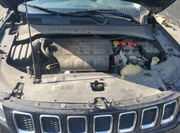 3C4NJDCB9KT787219 2019 JEEP COMPASS Black ძრავის განყოფილების ხედი