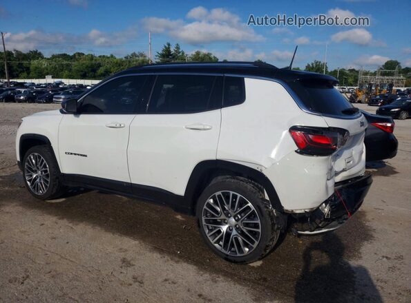 3C4NJDCB9NT154496 2022 JEEP COMPASS White Trasero izquierdo
