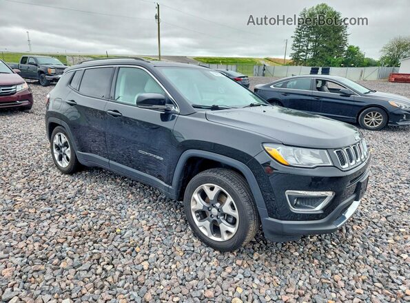 3C4NJDCBXHT641730 2017 JEEP COMPASS Black Przód prawy