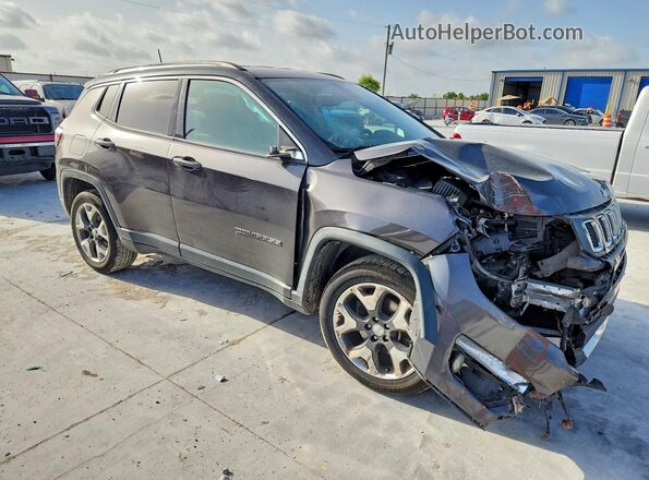3C4NJDCBXKT616771 2019 JEEP COMPASS Gray წინა მარჯვენა