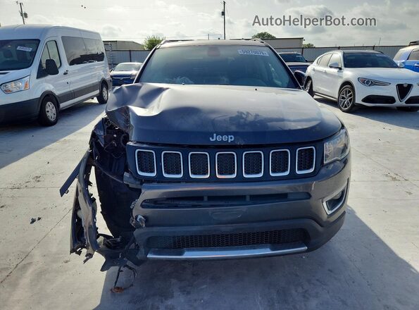 3C4NJDCBXKT616771 2019 JEEP COMPASS Gray წინა ხედი