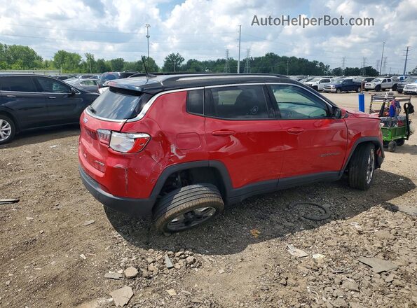 3C4NJDCBXKT666666 2019 JEEP COMPASS Red უკანა მარჯვენა