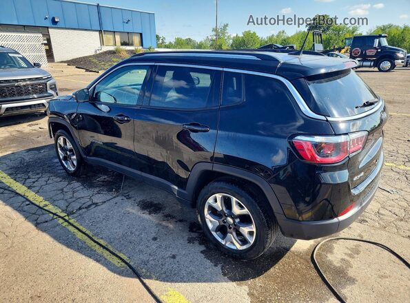 3C4NJDCBXKT673195 2019 JEEP COMPASS Black Tył lewy