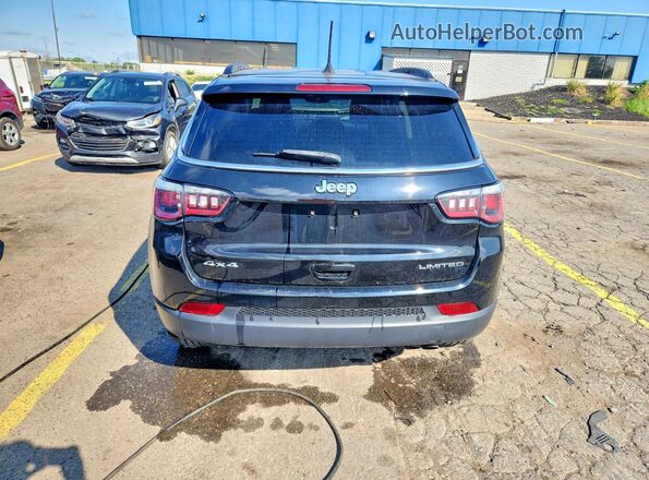 3C4NJDCBXKT673195 2019 JEEP COMPASS Black Widok z tyłu