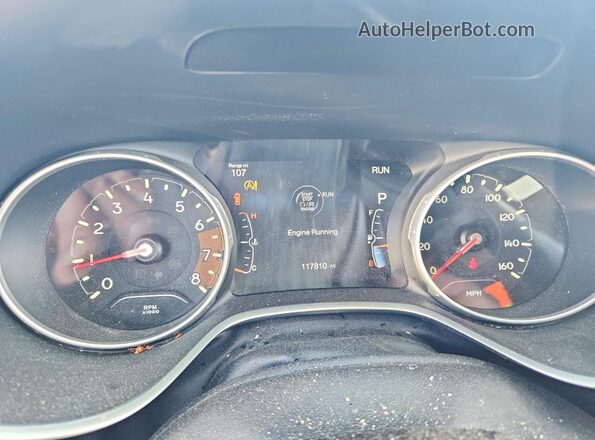 3C4NJDCBXKT673195 2019 JEEP COMPASS Black Widok zestawu wskaźników