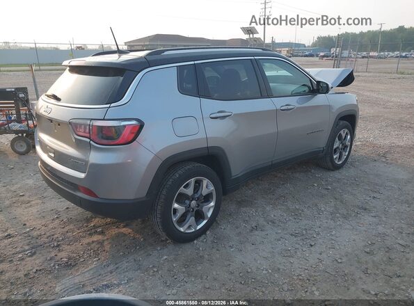 3C4NJDCBXKT812127 2019 JEEP COMPASS Серебряный Задняя правая четверть