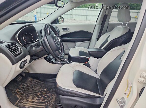 3C4NJDCBXLT112979 2020 JEEP COMPASS White Vista interior delantera