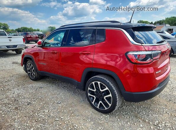 3C4NJDCBXMT515734 2021 JEEP COMPASS Red Trasero izquierdo