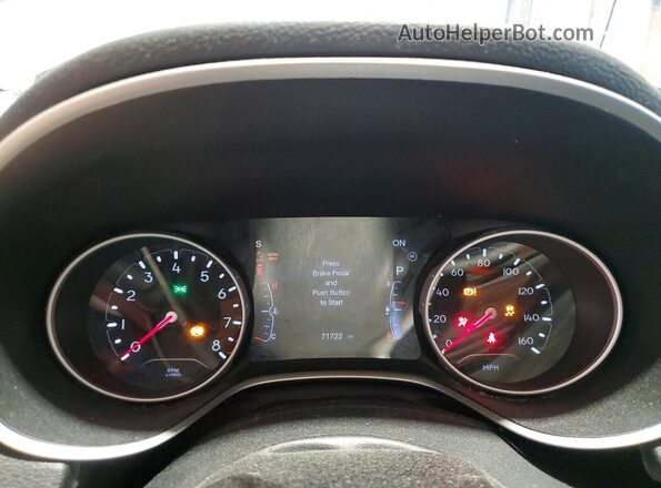 3C4NJDCBXMT550807 2021 JEEP COMPASS White Widok zestawu wskaźników