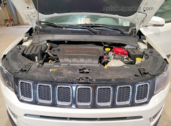 3C4NJDCBXMT550807 2021 JEEP COMPASS White Widok komory silnika