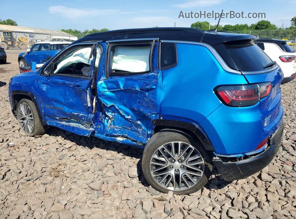 3C4NJDCN0PT502179 2023 JEEP COMPASS Синий Задняя левая четверть