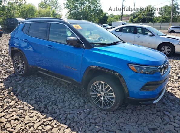 3C4NJDCN0PT502179 2023 JEEP COMPASS Синий Передняя правая четверть