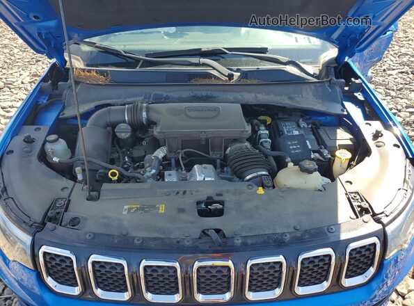 3C4NJDCN0PT502179 2023 JEEP COMPASS Синий Вид подкапотного пространства
