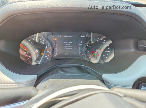 3C4NJDCN0ST599912 2025 JEEP COMPASS White Вид щитка приладів