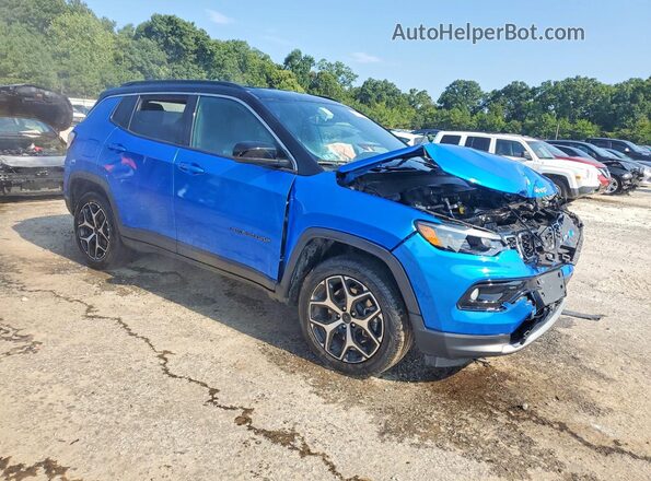 3C4NJDCN0ST605546 2025 JEEP COMPASS Blue Front right