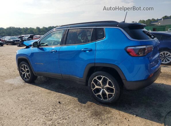 3C4NJDCN0ST605546 2025 JEEP COMPASS Blue Rear left