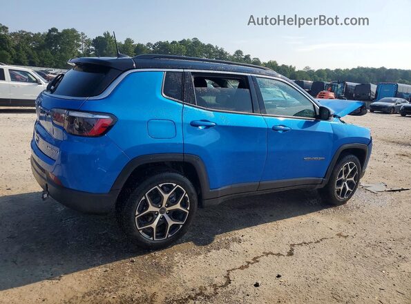3C4NJDCN0ST605546 2025 JEEP COMPASS Blue Rear right