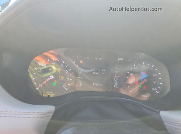 3C4NJDCN0ST605546 2025 JEEP COMPASS Blue Instrument cluster view