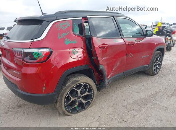 3C4NJDCN0ST605904 2025 JEEP COMPASS Maroon Rear right