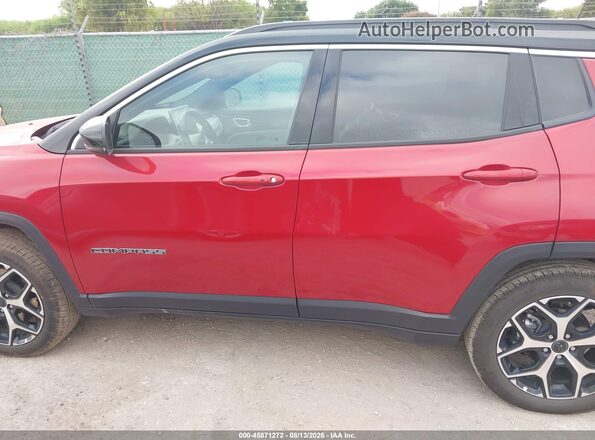 3C4NJDCN0ST605904 2025 JEEP COMPASS Maroon 360 interior view
