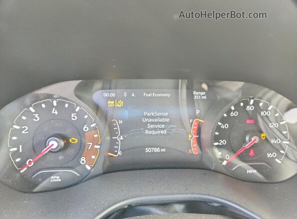 3C4NJDCN1ST514348 2025 JEEP COMPASS Белый Вид щитка приборов