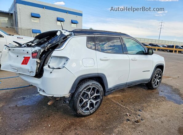 3C4NJDCN1ST514348 2025 JEEP COMPASS Белый Задняя правая четверть