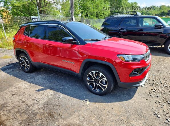 3C4NJDCN2RT597461 2024 JEEP COMPASS Red Przód prawy