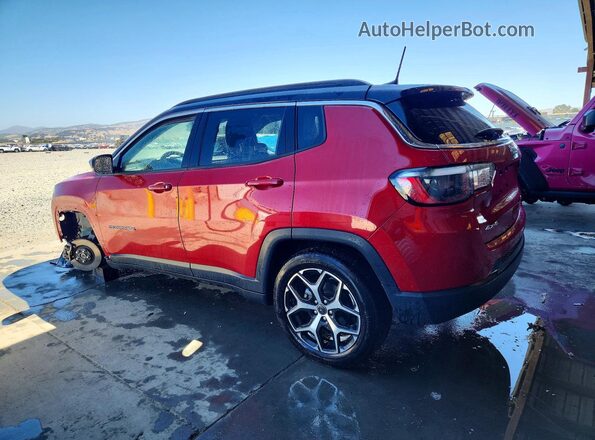 3C4NJDCN2ST525603 2025 JEEP COMPASS Red Հետևի ձախ