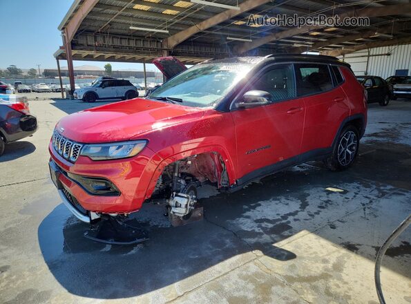 3C4NJDCN2ST525603 2025 JEEP COMPASS Red Սալոնի 360 աստիճան տեսք