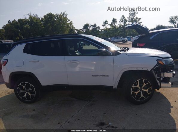 3C4NJDCN2ST581539 2025 JEEP COMPASS White სალონის 360-გრადუსიანი ხედი