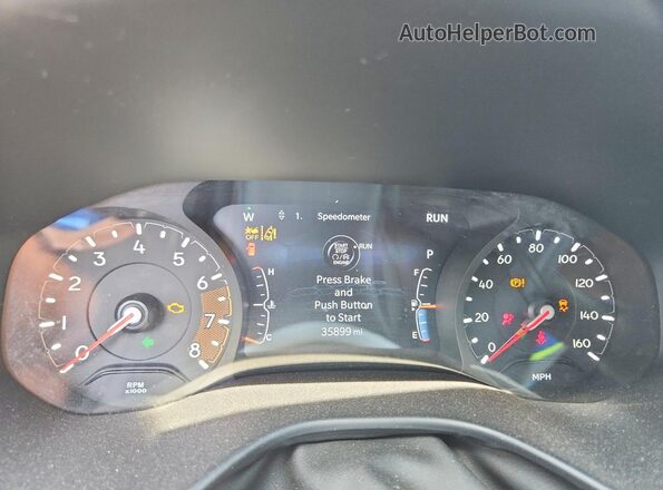 3C4NJDCN2ST619660 2025 JEEP COMPASS Blue Widok zestawu wskaźników