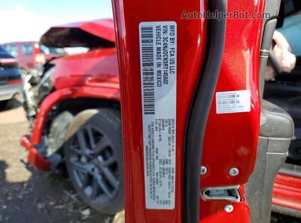 3C4NJDCN3RT145602 2024 JEEP COMPASS Красный Вид наклейки с VIN-кодом