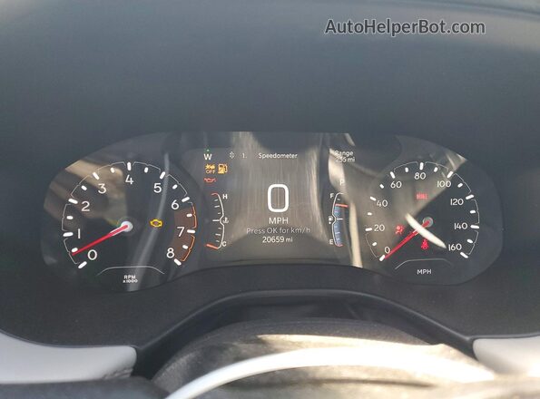 3C4NJDCN3RT163744 2024 JEEP COMPASS White Вид щитка приладів