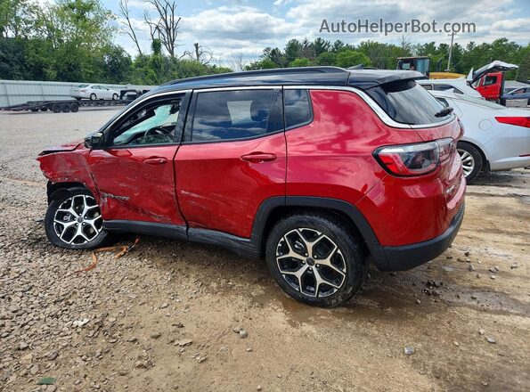 3C4NJDCN3ST509183 2025 JEEP COMPASS Red უკანა მარცხენა