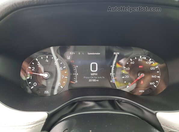 3C4NJDCN3ST579377 2025 JEEP COMPASS Silver Вид щитка приладів