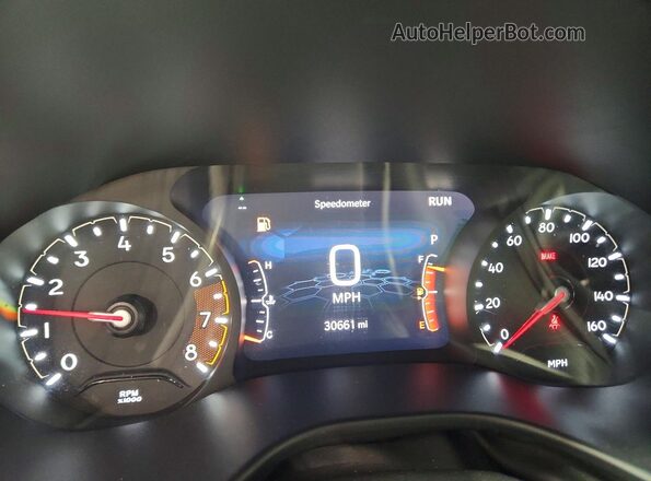 3C4NJDCN3ST619571 2025 JEEP COMPASS Red Вид щитка приладів