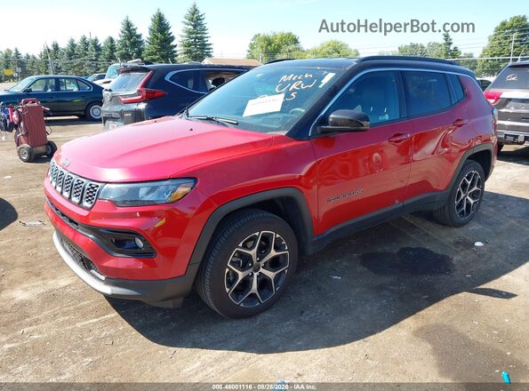 3C4NJDCN4ST545254 2025 JEEP COMPASS Red Front left