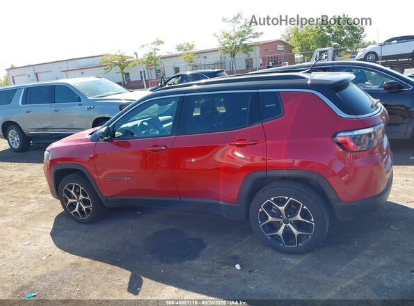 3C4NJDCN4ST545254 2025 JEEP COMPASS Red 360 interior view