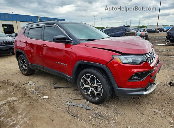 3C4NJDCN4ST586029 2025 JEEP COMPASS Красный Передняя правая четверть