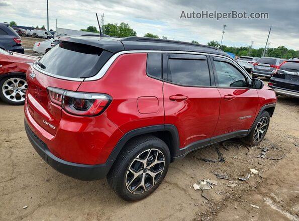 3C4NJDCN4ST586029 2025 JEEP COMPASS Красный Задняя правая четверть