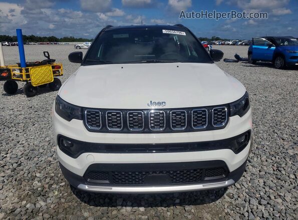 3C4NJDCN4ST598410 2025 JEEP COMPASS White Вид спереду