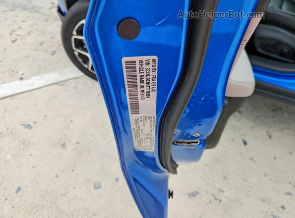3C4NJDCN4TT178664 2026 JEEP COMPASS Blue VIN კოდის სტიკერის ხედი