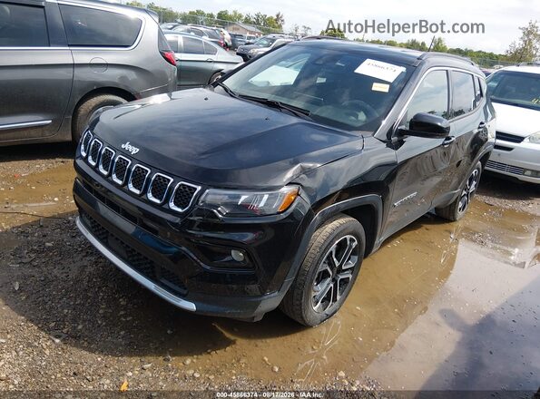 3C4NJDCN5PT512920 2023 JEEP COMPASS Black წინა მარცხენა ხედი სამი მეოთხედიდან