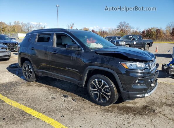 3C4NJDCN5PT524386 2023 JEEP COMPASS Черный Передняя правая четверть