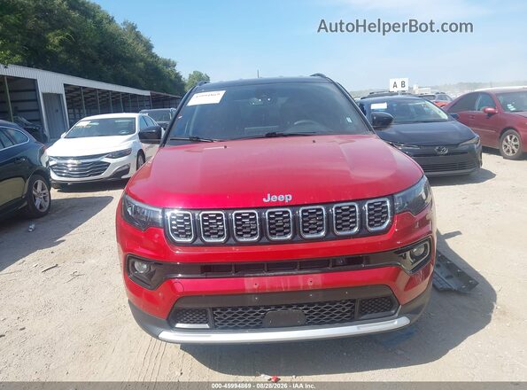 3C4NJDCN6ST624053 2025 JEEP COMPASS Red Սարքավորումների վահանակի տեսք