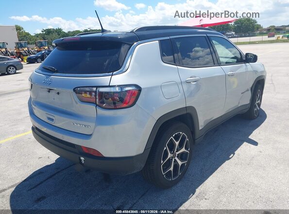 3C4NJDCN6TT195806 2026 JEEP COMPASS Silver Задня права чверть