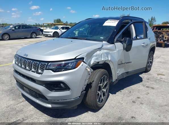 3C4NJDCN6TT195806 2026 JEEP COMPASS Silver Передня ліва чверть