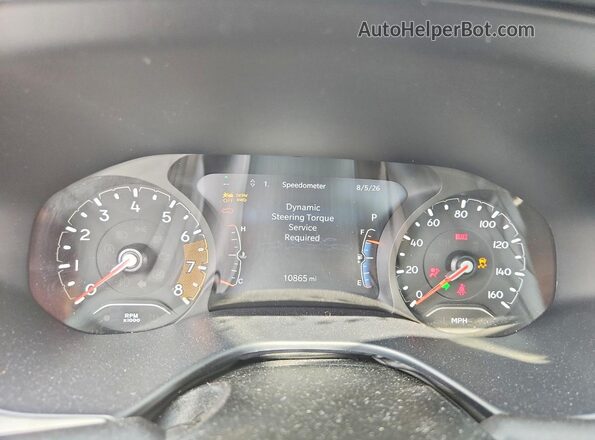 3C4NJDCN7ST504665 2025 JEEP COMPASS Silver Widok zestawu wskaźników